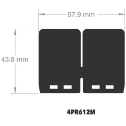 Láminas de carbono para caja de láminas V-Force 4R