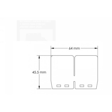 Láminas para caja de láminas KTM/HUSQVARNA V-Force 4R