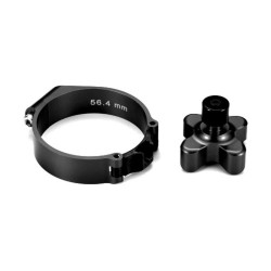 Sistema de salida rápida V PARTS negro Honda Suzuki Kawasaki