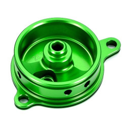 Tapa filtro de aceite verde Kawasaki V PARTS