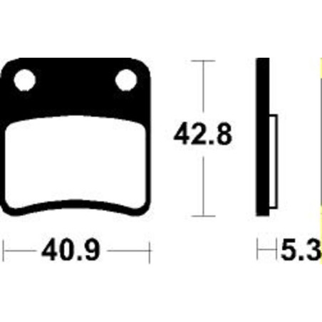 Pastillas de freno Tecnium Scooter orgánicas ME379