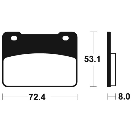 Pastillas de freno Tecnium Scooter orgánicas ME393