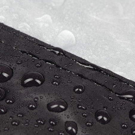 Funda de moto para exterior OXFORD Aquatex - Moto / Scooter con baúl - Negro / Plata - M