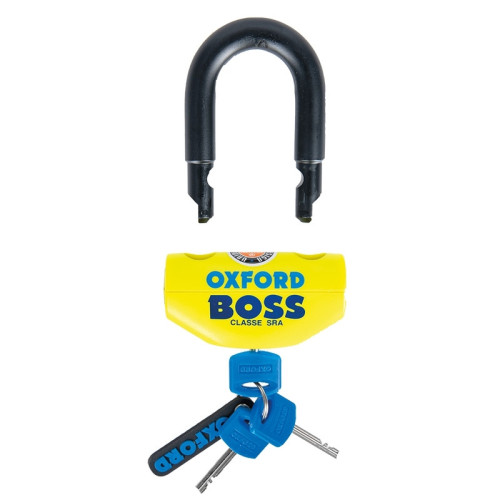 Candado de disco universal Boss Oxford OF39 - Certificado Sold Secure Gold / FG SBSC