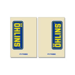 Adhesivo de horquilla Blackbird Crystal trasparente Öhlins 2 Pcs 5045O