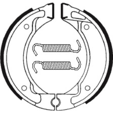 Zapatas de freno Tecnium BA050