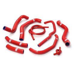 Kit manguitos Samco Honda rojo HON-15-RD