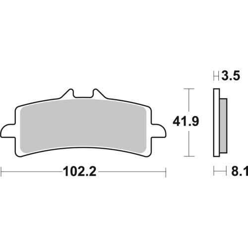 Pastillas de freno sinterizadas racing BREMBO 07BB37SR