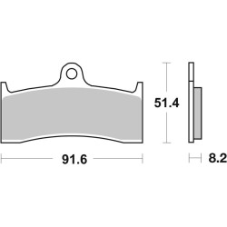 Pastillas de freno sinterizadas racing BREMBO 07KA20SR