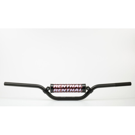 Manillar RENTHAL MX SX65 new black con protector negro 823-01-BK-09-219