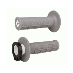 Puños ODI MX V2 Lock-On Haf-Waffle Soft Gris