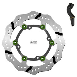 Kit disco de freno sobredimensionado NG BRAKES ondulado flotante