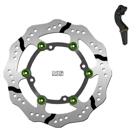 Kit disco de freno sobredimensionado NG BRAKES ondulado flotante