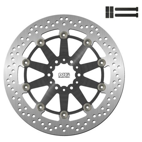 Kit disco de freno sobredimensionado NG BRAKES redondo flotante