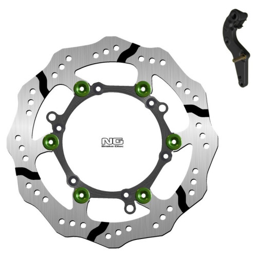 Kit disco de freno sobredimensionado NG BRAKES ondulado flotante