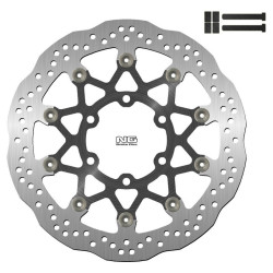 Kit disco de freno sobredimensionado NG BRAKES ondulado flotante para llanta de aluminio