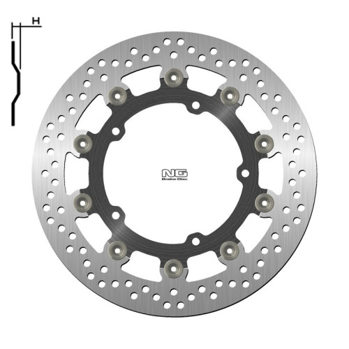 Disco de freno NG BRAKES redondo flotante