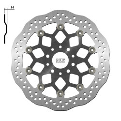 Disco de freno NG BRAKES ondulado flotante