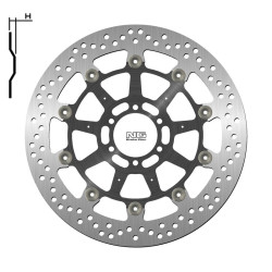Disco de freno NG BRAKES redondo flotante
