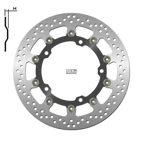 Disco de freno NG BRAKES redondo flotante
