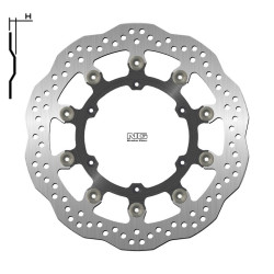 Disco de freno NG BRAKES ondulado flotante
