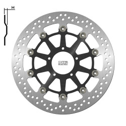 Disco de freno NG BRAKES redondo flotante