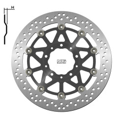 Disco de freno NG BRAKES redondo flotante