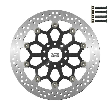 Kit disco de freno sobredimensionado NG BRAKES redondo flotante