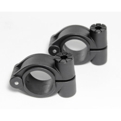 Kit fijación MRA HK Ø28/32mm negro