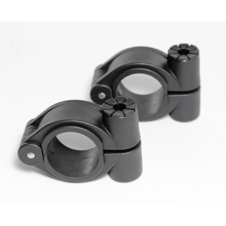 Kit fijación MRA HK Ø28/32mm negro