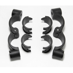 Kit fijación MRA HK Ø28/32mm negro 2