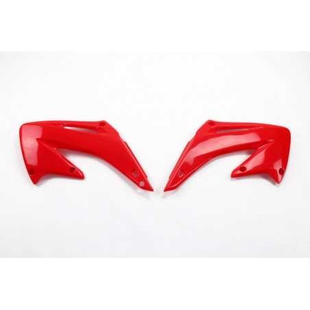 Plásticos laterales de radiador UFO Honda rojo HO03689-070