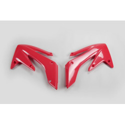 Plásticos laterales de radiador UFO Honda rojo HO03634-070