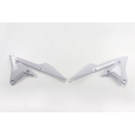 Plásticos laterales de radiador UFO Yamaha blanco YA04838-046