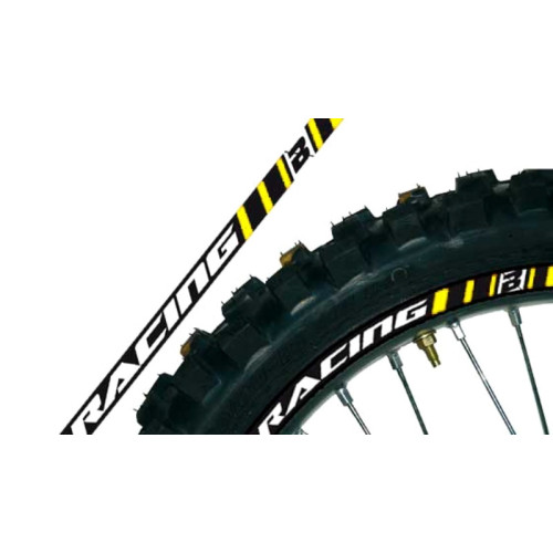 Adhesivo para llantas BLACKBIRD amarillo 5081/40
