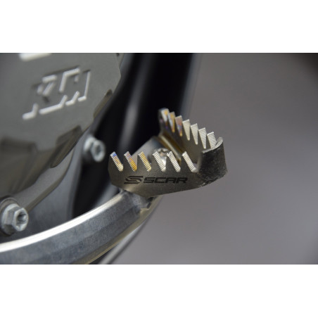Puntera pedal de freno titanio SCAR