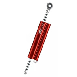 Amortiguador de dirección, carrera 75 mm, rojo,