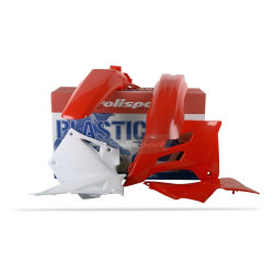 Kit plastica completo POLISPORT Gas Gas rojo/blanco