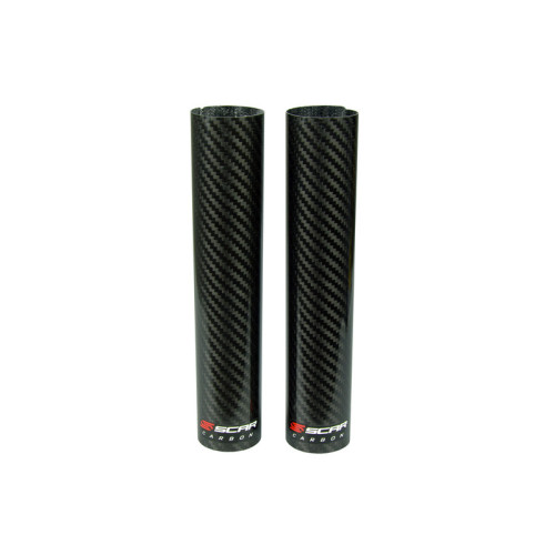 Protectores inferiores de horquilla SCAR 220x45mm - Carbono