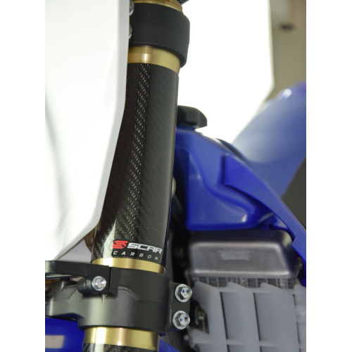 Protectores superiroes de horquilla SCAR 160x52mm - Carbono