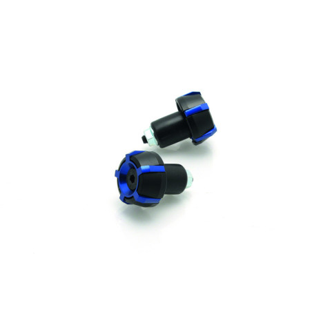 Contrapesos de manillar V PARTS Aluminio Spark Ø18mm Negro/Azul