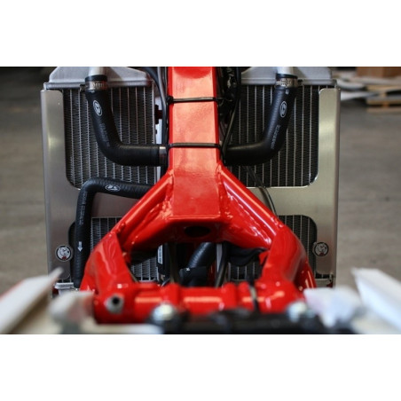 Protector de radiador AXP aluminio rojo Beta RR125