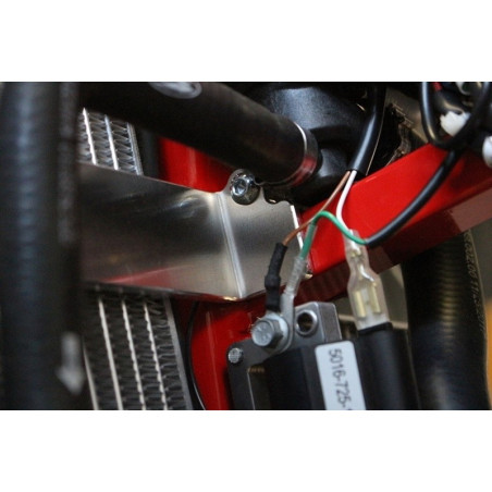 Protector de radiador AXP aluminio rojo Beta RR125