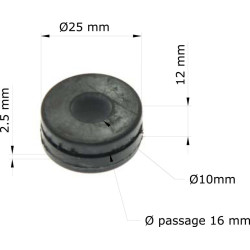 Silentblock TOURMAX - Honda CBR900RR 92-94/Faro 19051-KA4-000 GRM-126/10 (set de 10)