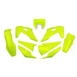 Kit plástica UFO amarillo flúor Husqvarna FE/TE