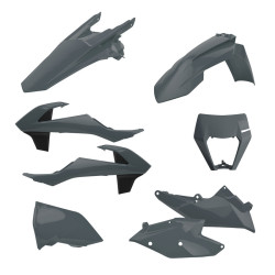 Kit plástica Enduro Polisport nardo grey KTM EXC/EXC-F