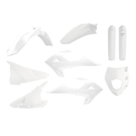 Kit de plásticos Polisport, GASGAS EC/EC-E, blanco