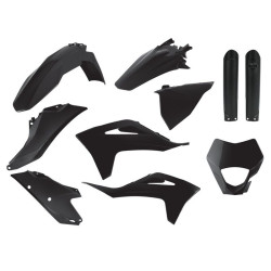Kit de plástica POLISPORT negro Gas Gas EC