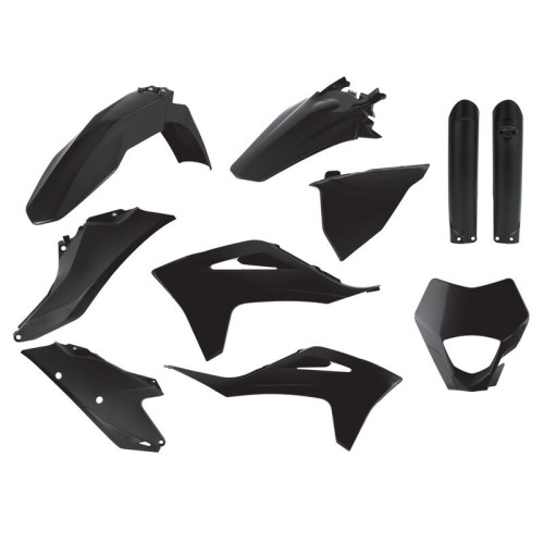 Kit de plástica POLISPORT negro Gas Gas EC