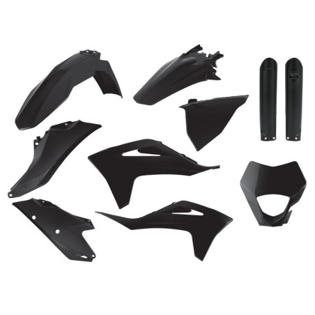 Kit de plástica POLISPORT negro Gas Gas EC